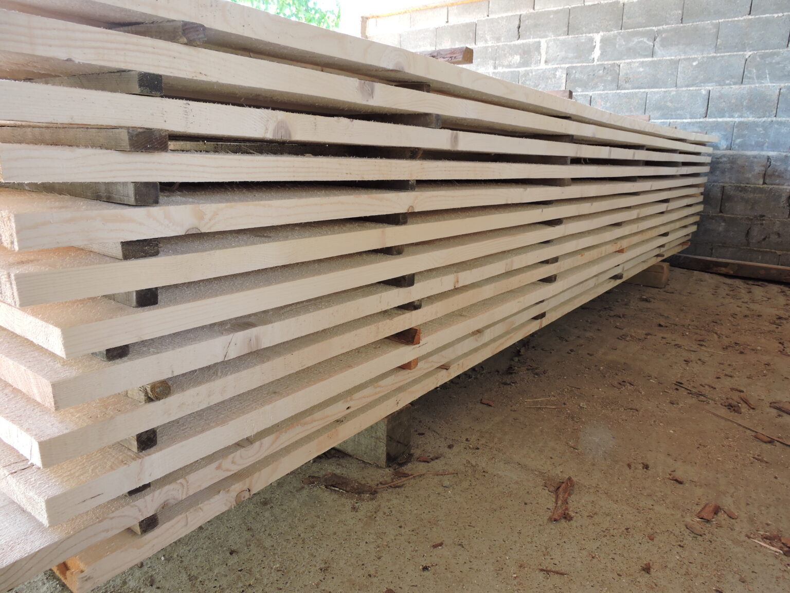 Semi-Final processing of wood
